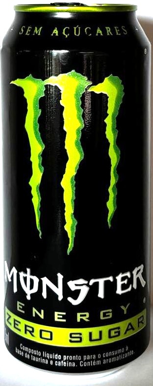 Br Latinha Isotônico 2025, (vazia), “Monster, Energy Ultra”, Company (Ind. Newage) (Zero Sugar). Brasil. 473ml.