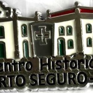 BR Imã de geladeira, 2025, (UNC), Título: Imagem colorida retangular de monumentos do Centro Histórico de Porto Seguro. Lembrança da cidade de Porto Seguro/BA. Brasil.