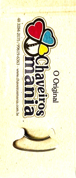 BR Chaveiro, 2025, (UNC), Título: Imagem colorida retangular de monumentos do Centro Histórico de Arraial D’ajuda. Lembrança da cidade de Porto Seguro/BA. Fabricado por Chaveiros do Brasil. - Imagem 2