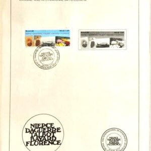 Br-Edital, 16/1989. (EPD). Emissão: Ano Internacional da Fotografia. Carimbo do 1º dia, Brasília/DF. C/Selo original, C-1643, (RHM) (Mint).