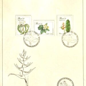 Br-Edital, 8/1989. (EPD). Emissão: Série: Preservação da Flora (Goetea Pavonia, Rabo-de-Galo, Bannaneirinha). Carimbo do 1º dia, Rio de Janeiro/RJ. C/ 03 (três) selos originais, C-1631/33, (RHM) (Mint).