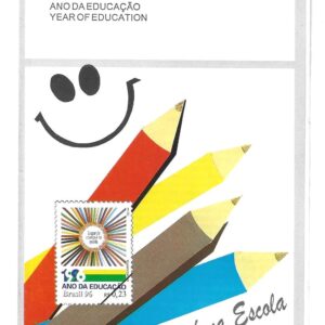 Br-Edital, 14/1996. (Mint). Emissão: Ano da Educação (Lugar de criança é na escola). Carimbo do 1º dia, Brasília/DF.