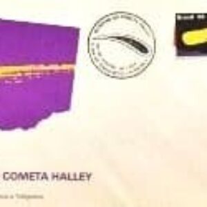 Br EPD (Envelope de Primeiro Dia), 1986, C-1507 RHM, (Mint). Retorno do Cometa Halley, c/ selo original colado. Rio de Janeiro/RJ (ECT). Número: 042257.