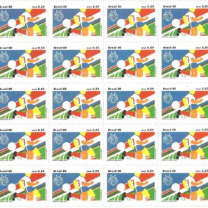 Br-Folha, 1989, C-1662 RHM, (Mint), Clubes de Futebol Campeões da Copa Brasil III - S. C. Bahia.