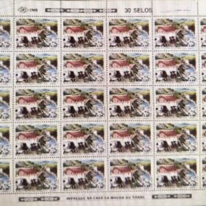 Br-Folha, 1989, C-1644 (30 selos), RHM, (Mint), Centenário da primeira hidroelétrica da América do Sul - Marmelhos, Juiz de Fora/MG.
