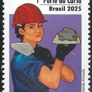 Br-Selo, 2025, SB4189, (Mint). Pedreira. 1º Porte da Carta.