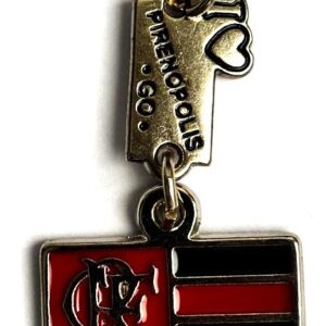 BR Chaveiro, 2026, (UNC), Título: Chaveiro Emblema: Clube Regatas do Flamengo, Rio de Janeiro. Original Chaveiros Mania. Lembrança da cidade de Pirinópolis/GO, Brasil.