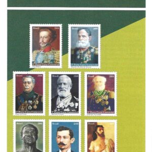 Br-Edital, 11/2008 (Mint). Emissão Especial: 200 Heróis Nacionais. Local de Lançamento: Brasília/DF.