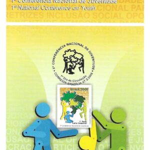 Br-Edital, 05/2008 (Mint). Emissão Especial: Aª Conferência Nacional de Juventude. Local de Lançamento: Brasília/DF.