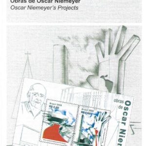 Br-Edital, 7/2008 (Mint). Emissão Especial: Obras de Oscar Niemeyer. Locais de Lançamento: Brasília/DF, Niteroi/RJ, São Paulo/SP.