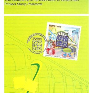 Br-Edital, 23/2010 (Mint). Emissão Especial: 13ª Conferência da Associação de Impressores Governamentais de Selos Postais. Local de Lançamento: Rio de Janeiro/RJ.