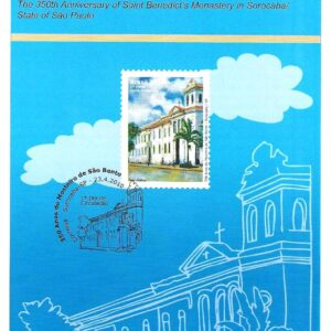 Br-Edital, 06/2010 (Mint). Emissão Comemorativa: Série Arquitetura e Festas Religiosas: 300 Anos do Mosteiro de São Bento de Sorocaba/SP. Local de Lançamento: Sorocaba/SP.