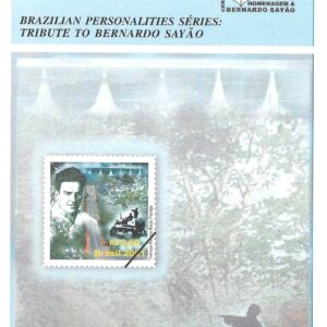 Br-Edital, 19/2001 (Mint). Emissão Especial: Série, Personagens Brasileira, homenagem a Bernardo Sayão. Local de lançamento ECT: Ceres/GO.