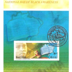Br-Edital, 36/2001 (Mint). Emissão comemorativa: Dia Nacional da Consciência Negra. Local de lançamento ECT: Brasília/DF.