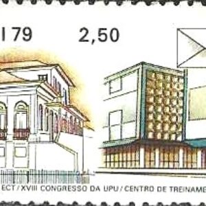 Br-Selo, 1979, C-1080-RHM, (Mint). 10 Anos da ECT - XVIII Congresso da UPU, Centro de Treinamento.