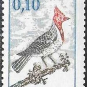 Br Selo, 1969, C-642-RHM. (Mint), Pássaros Brasileiros - Cardeal.