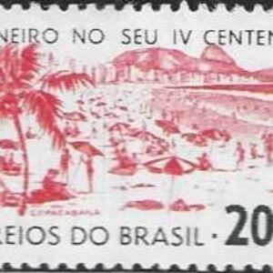 Br-Selo, 1964, C-517-RHM, (Mint), Propaganda do 4º Centenário da Cidade do Rio de Janeiro.