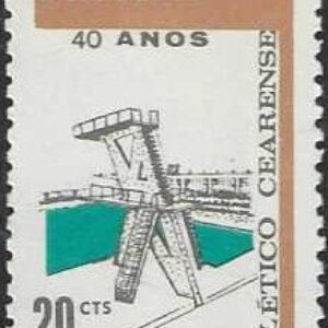 Br-Selo, 1969, C-637-RHM, (Mint), 40º Centenário do Náutico Atlético Cearense.