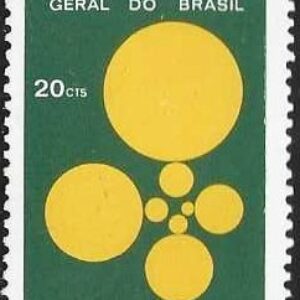 Br-Selo, 1970, C-677-RHM, (Mint). 8º Recenseamento Geral do Brasil.