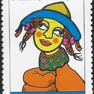 Br-Selo, 1976, C-949-RHM, (Mint). Mamulengo (Menina).