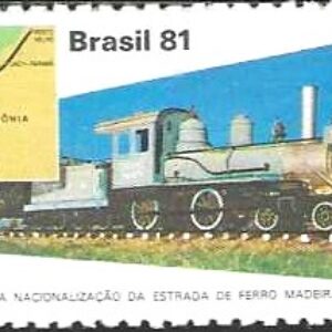 Br-Selo, 1981, C-1208-RHM, (Mint). 50 Anos da Nacionalização da Estrada de Ferro Madeira-Mamoré.