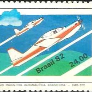Br-Selo, 1982, C-1287-RHM, (Mint). Dia da Indústria Aeronáutica Brasileira.
