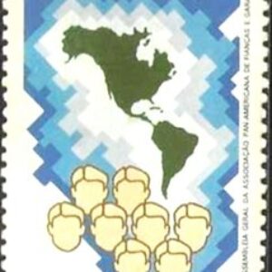 Br-Selo, 1984, C-1389-RHM, (Mint). 8º Assemblêia Geral da Associação Pan-Americana de Finanças e Garantias.