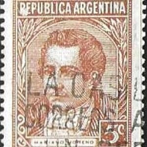 ARG Selo, (Argentina/América do Sul), 1935, (N), Yt:AR 368. Mariano Moreno, Politician, Writer (1778-1811).