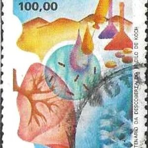 Br-Selo, 1982, C-1249-RHM, (Mint). Centenário da Descoberta do Bacilo de Hoch-Imunização - SE-Tenant.