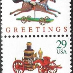 USA Selo, (Estados Unidos/América do Norte), 1992, (Mint). Christmas Stamps - Toys.