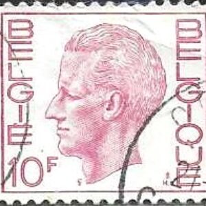 BEL Selo, 1971, (Belgica/Europa), (N). King Baudouin - New Values.