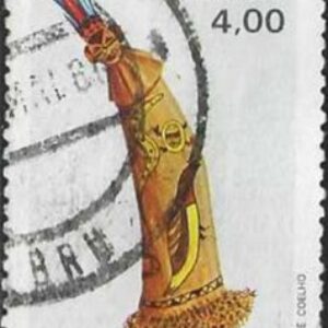 Br-Selo, 1980, C-1134-RHM, (Mint), Indian Art - Ritual Masks.