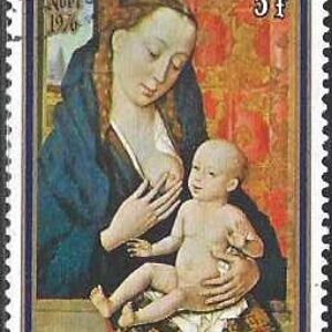 BUR Selo, 1971, (República Du Burundi/África), (Mint), Yt:BI 693. Christmas (Virgin and child by Dirk Bouts).
