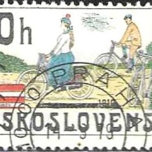 RTC Selo, 1979, (Checoslováquia/Rep. Checa), (Mint), Yt:CS 2351. Historic Bicycles, Bicycles (1910).