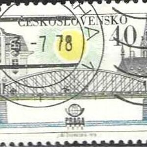 RTC Selo, 1978, (Checoslováquia/Rep. Checa), (Mint), Yt:CS 2279. PRAGA 78 International Stamp Exhibition - Prague Bridges.