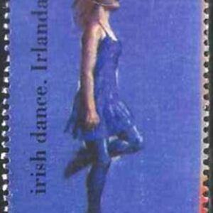 ESP Selo, 2008 (Espanha/Europa), (N). Popular Dances - Joint Issue Spain-Ireland.