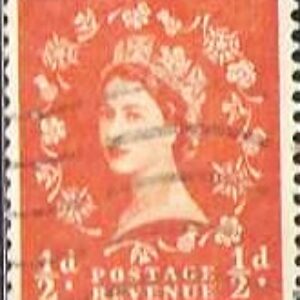 GBR Selo, (Grã-Bretanha/Europa) 1955, Definitivo/Regular, (N). Queen Elizabeth II.