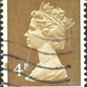 GBR Selo, (Grã-Bretanha/Europa), 1971, Yt:GB 612. Definitivo/Regular, (N). Queen Elizabeth II, Decimal Machin.