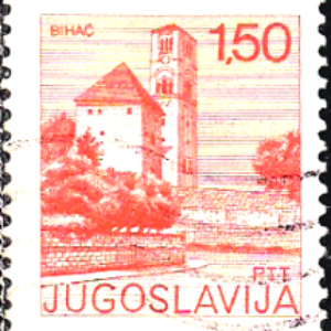 IUG Selo, 1976, (Iugoslávia/Europa), (N), Yt:YU 1537a. Sightseeing,Church, Bihac.