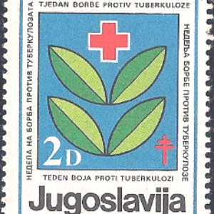 IUG Selo, 1984, (Iugoslávia/Europa), (N), Yt:YU B91. Red Cross and Leaves.