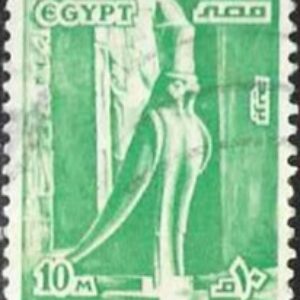 EGY Selo, 1978, (Egito/África), (N). Landmarks and Artworks (Statue of Horus).
