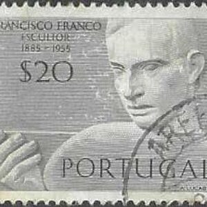 POR Selo, (Portugal/Europa), 1971, (N). Portuguese Sculptors. Francisco Franco (1885-1955).