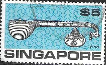 SIN Selo, (República de Singapura/Ásia) (N). Vino. R$2,10.