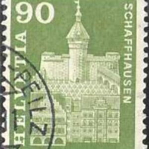 SUI Selo, (Suíça/Europa), 1960, (N). Yt:CH 656. Munot Schaffhausen.