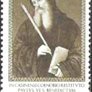 VAT Selo (Vaticano/Europa), 1965, (Mint). The Rebuilding of The Monestary in Montecasino.