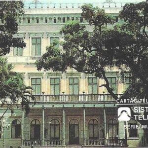 Br-Cartão Telefônico, 1996, (N). Museu da República. Rio de Janeiro - RJ.(Fachada Interna do Jardim.