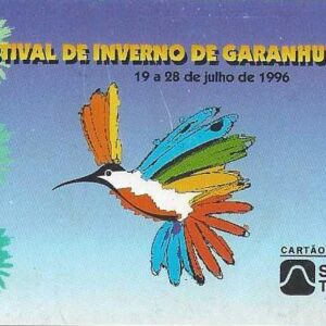 Br-Cartão Telefônico, 1996, (Mint). VI Festival de Inverno de Garanhuns de 19 a 28 de julho de 1996 (Garanhuns - PE).