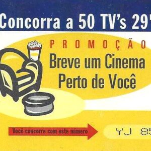 Br-Cartão Telefônico, 1999, (U). Promoção breve um cinema perto de você.
