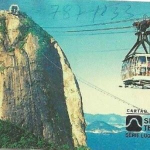 Br-Cartão Telefônico, 1997, (U). Pão de Açúcar e seus bondinhos/RJ.