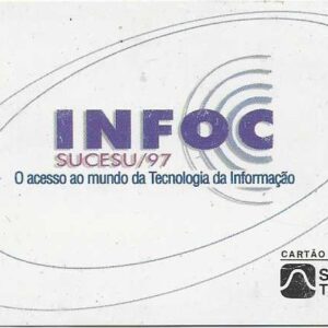 Br-Cartão Telefônico, 1997, (U). INFOC-SUCESU/97. VII Feira e Congresso de Informática e telecomunicações.